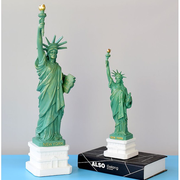Tượng nữ thần tự do 3D siêu thật, cỡ đại bằng composite