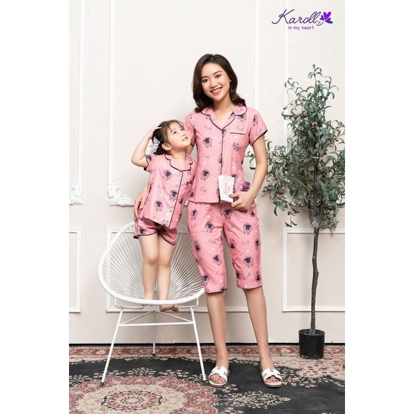 Set đồ PIJAMA  KAROLL cho bé - họa tiết cừu siêu dễ thương_Chất lụa giấy nhẹ nhàng mềm mịn