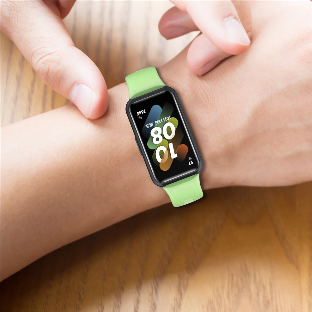 Silicone Dây Đeo Silicon Trong Suốt Cho Đồng Hồ Huawei Band 7 6 / Honor Band 6