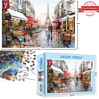 Bộ tranh ghép xếp hình 1000 pcs jigsaw puzzle tranh ghép 70 50cm bản thú - ảnh sản phẩm 4