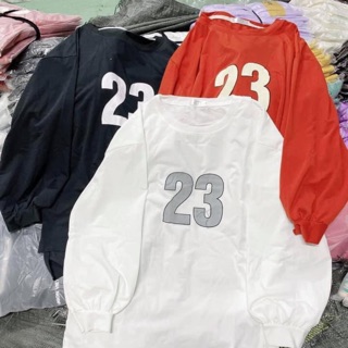 Áo thun thu đông dài tay số 23 dáng thụng