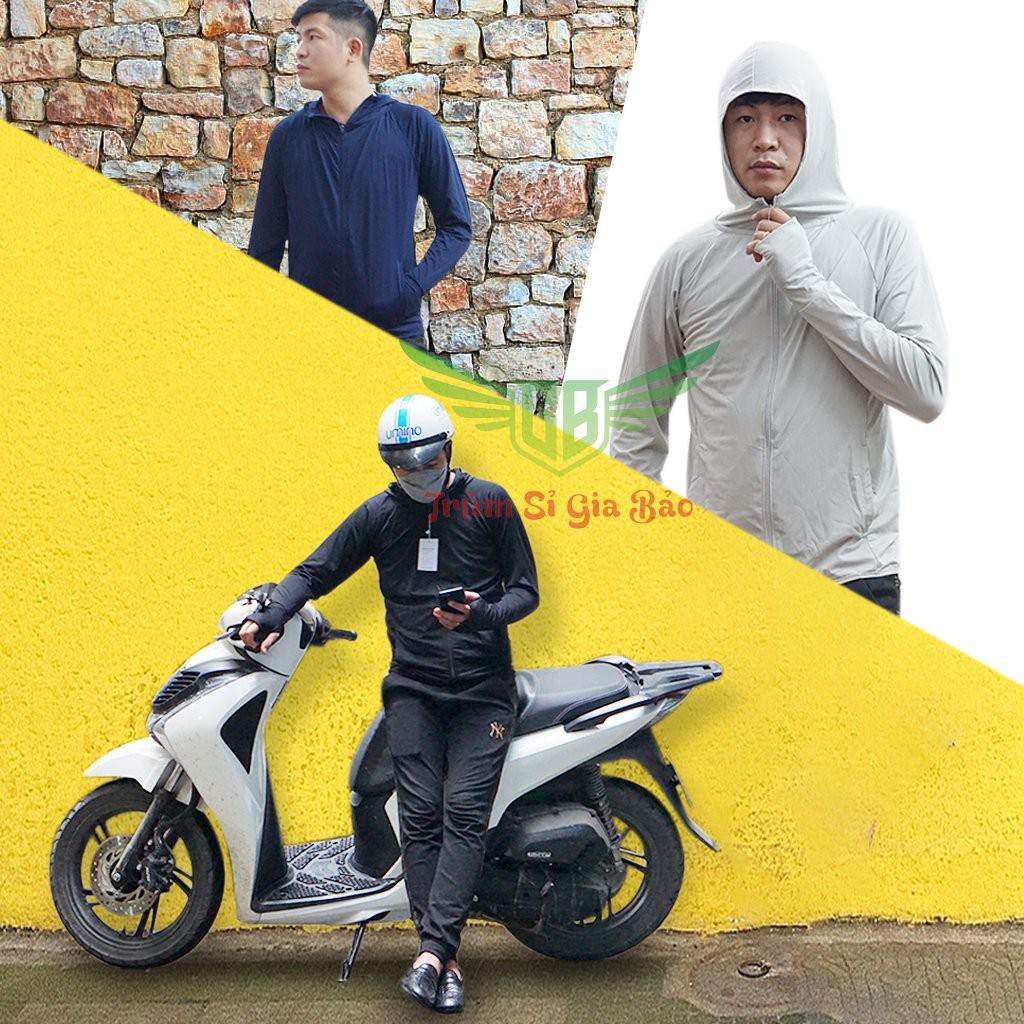 Áo chống nắng nam Thời Trang, chống tia UV, vải thoáng mát, nhiều màu