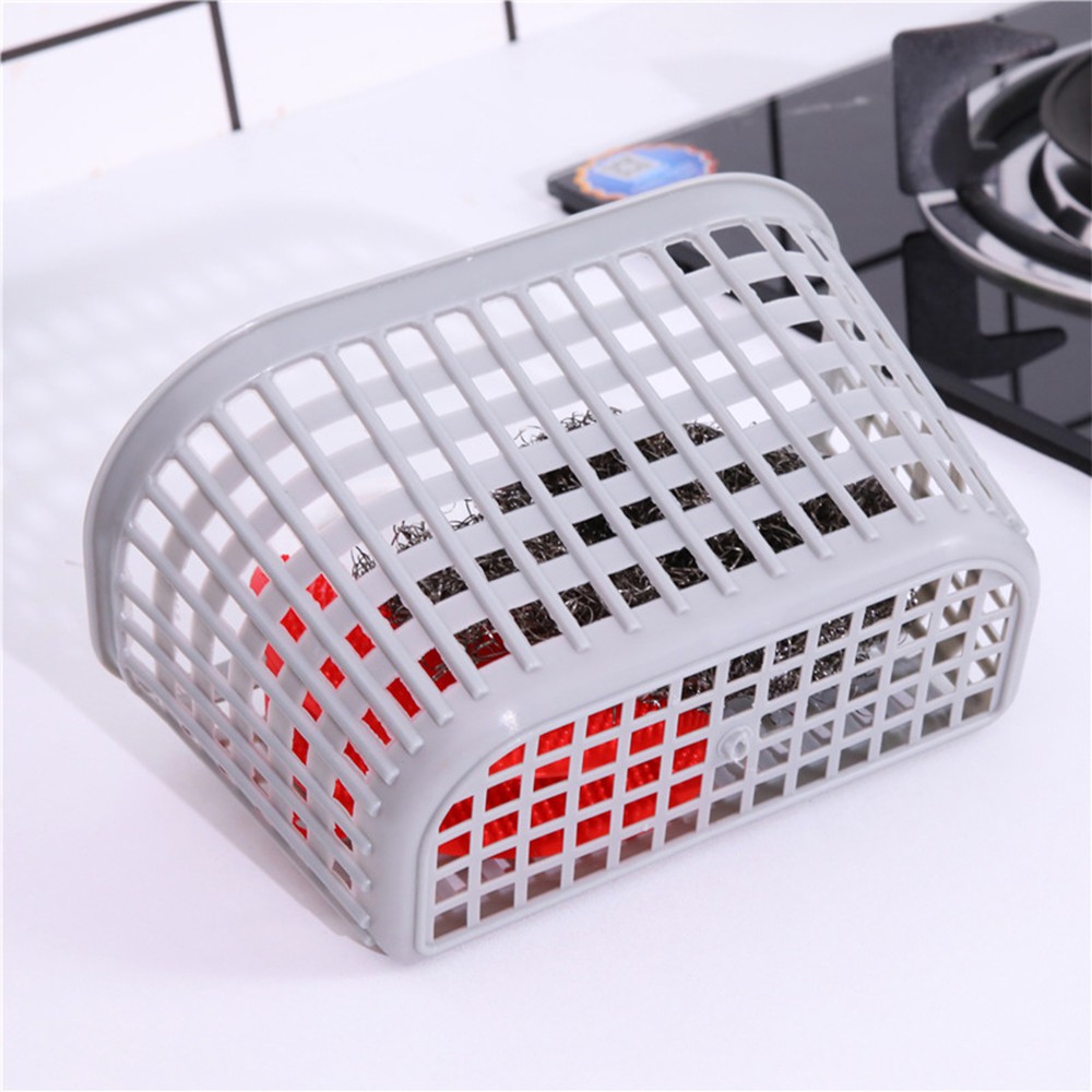 Giỏ NHỰA LƯỚI T1 Đựng Đồ Cá Nhân, Đựng Đồ Phòng Tắm - Khay Có Móc Treo Đa Năng - Size Lớn 18X18Cm