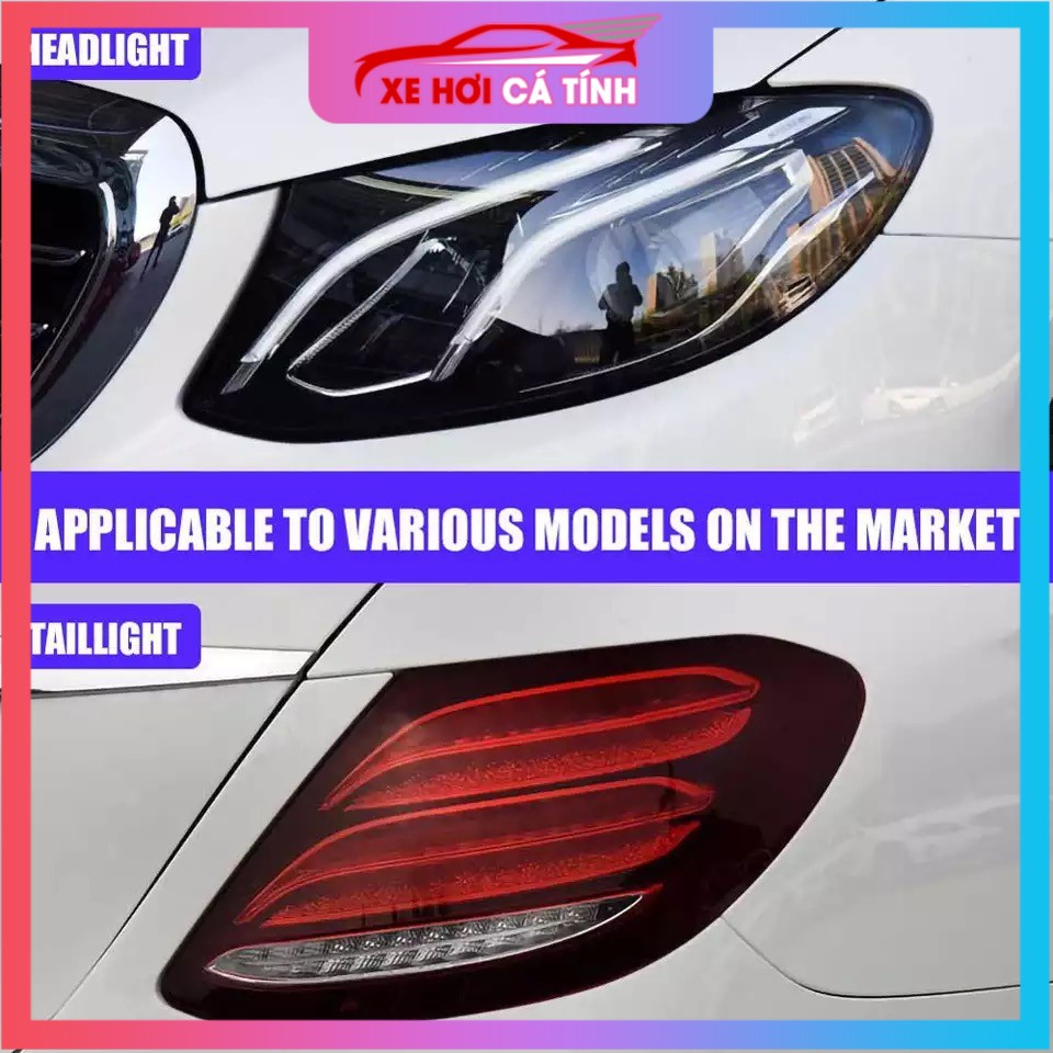 ⚡️FLASH SALE⚡️ phim dán đèn xe hơi cao cấp 3 lớp, film dán xe thể thao, đổi màu đèn pha đèn hậu ô tô xe máy