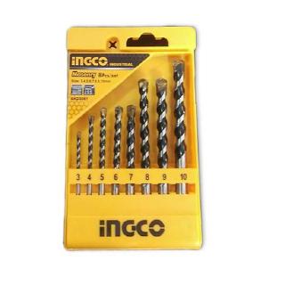 Bộ mũi khoan bê tông 8 chi tiết ingco akd3081