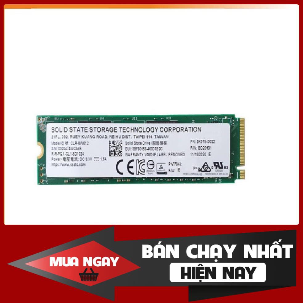 Ổ cứng SSD SSSTC (Toshiba) CLR-8W512 512GB M2 NVME PCIe Gen 3 x4 - chính hãng