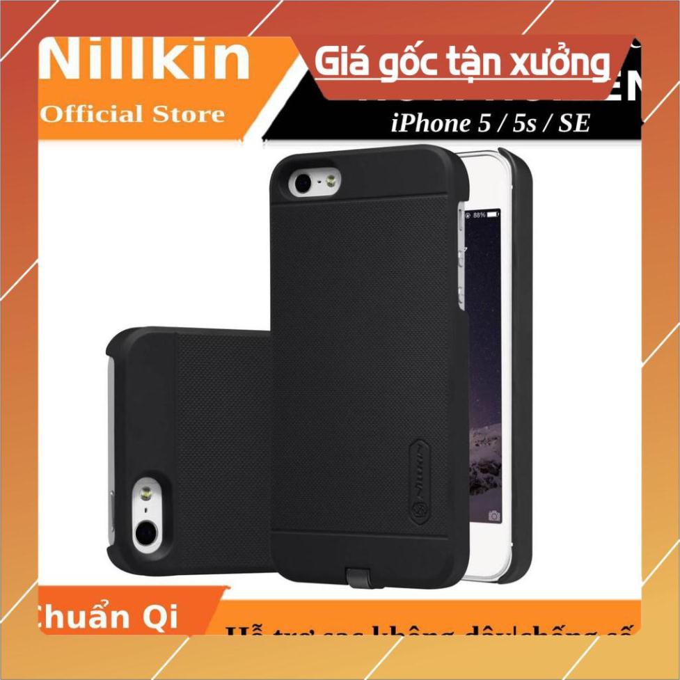 Ốp lưng chống sốc hỗ trợ sạc không dây cho iPhone 5 / iPhone 5s / iPhone SE hiệu Nillkin Magic - hàng chính hãng