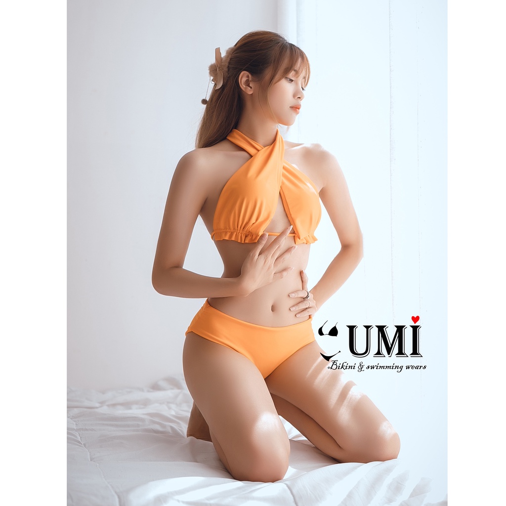 BIKINI 2 MẢNH MÀU CAM CAROT BIKINISTORE