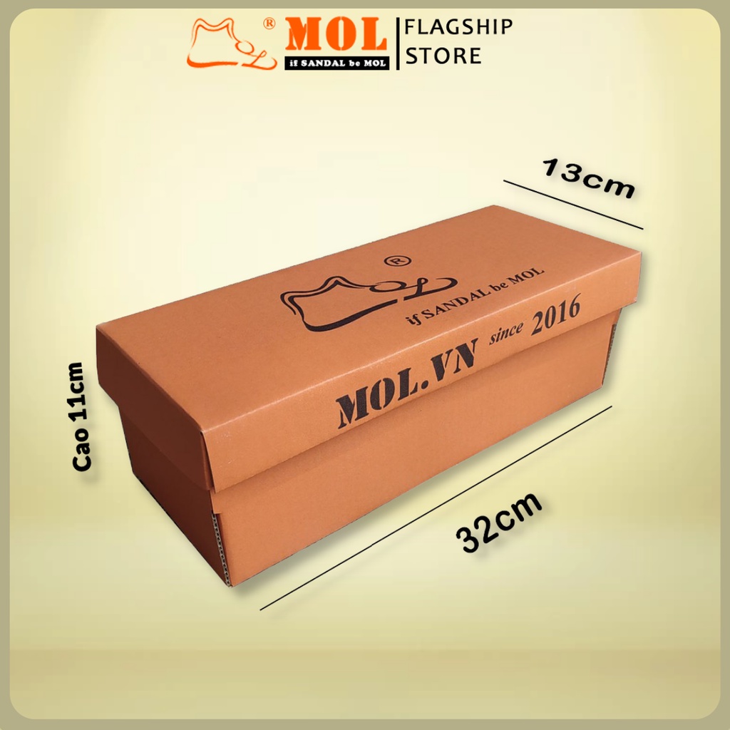 Hộp Carton MOL Dùng Để Giày Dép