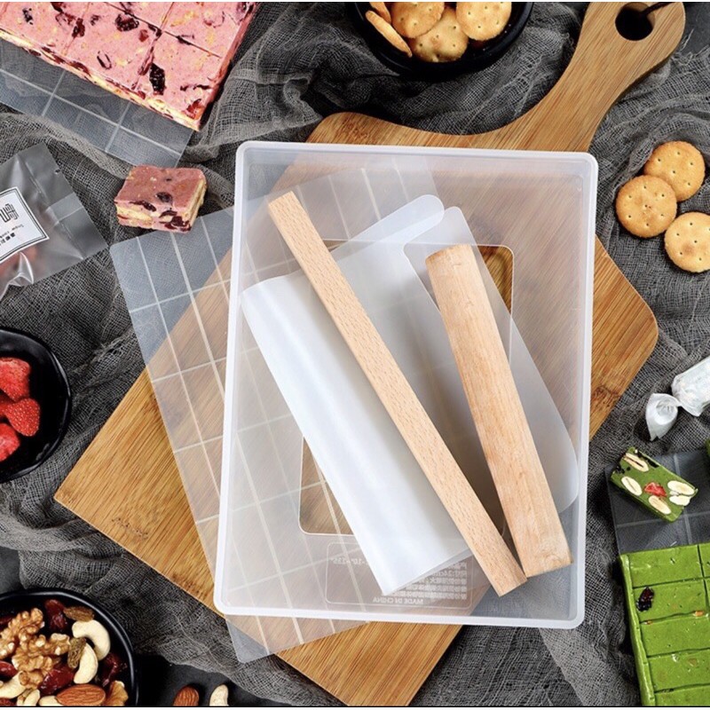 Khuôn kẹo nougat đế rời 2- 5 chi tiết 60 viên