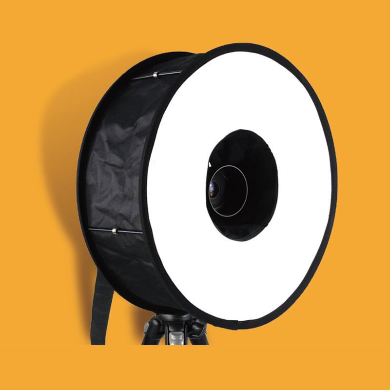 Niki 45cm Ring Softbox Speedlight Round Style Flash Light Shoot Soft box Foldable Soft Flash Light Diffuser lens accessories for cạnon Lens and accessories photography camera accessories camera lens hood shade camera lens hood cover camera accessories cas