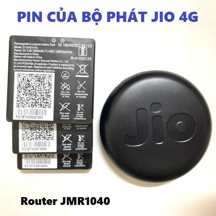 PIN ZTE JIO JMR 1040 PIN CAO CẤp - PIN BÁN CHẠY