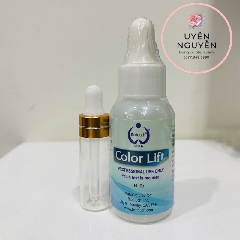 Color Lift chai chiết 5ml / Dung dịch xoá xăm Color lift chai chiết 5ml/ colorlift