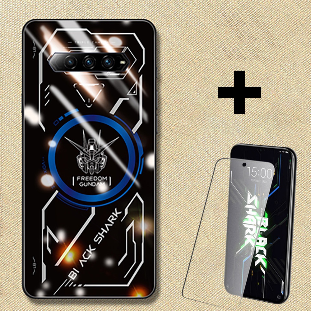 Đen Ốp Điện Thoại Kính Cường Lực In Hình black shark 4 4s black shark 4s pro black shark 4 4 pro 4s pro