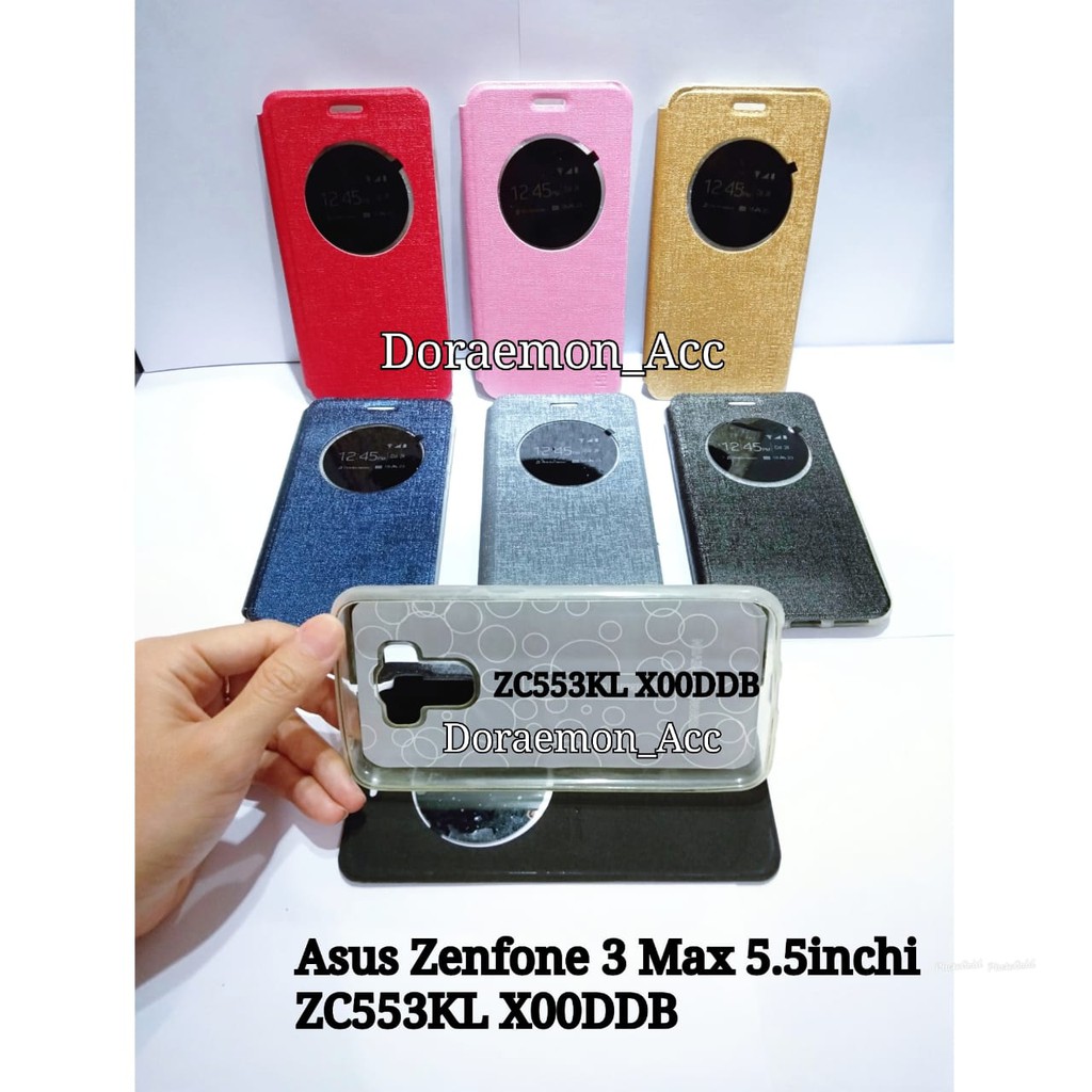 Bao Da Điện Thoại Nắp Lật Cho Asus Zenfone 3 Max 5.5inchi Zc553kl X00ddb
