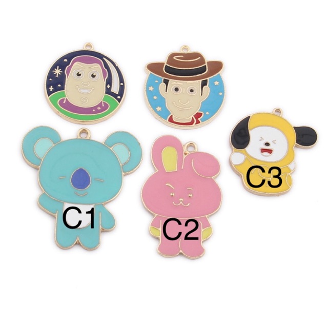 Charm kim loại hình BT21