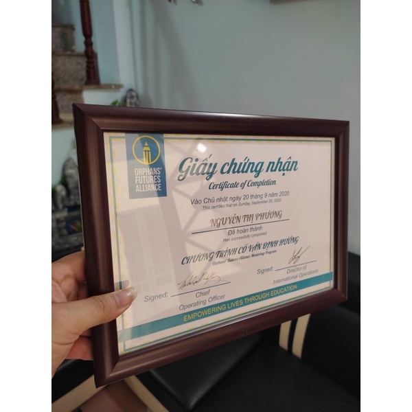 Khung ảnh treo tường trắng trơn A3 kt (30x40) | BigBuy360 - bigbuy360.vn