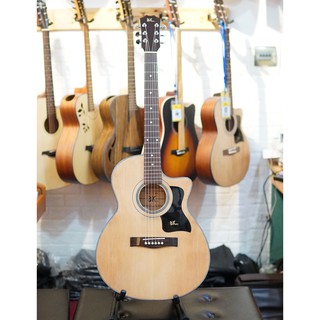 Ghi ta Acoustic Có ty chống cong cần, khóa đúc