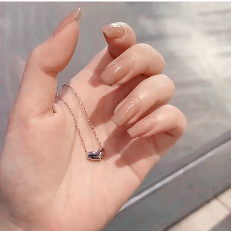 Dây chuyền đeo cổ nữ trái tim sợi nhỏ tiểu thư trang sức