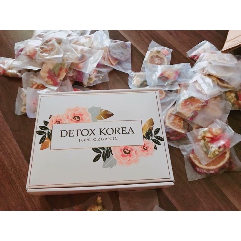 Set 30 gói detox VIP 5 vị hoa quả sấy khô. Tặng bình thủy tinh Pongdang 500ml, túi vải +3 gói đường+1hủ mật ong