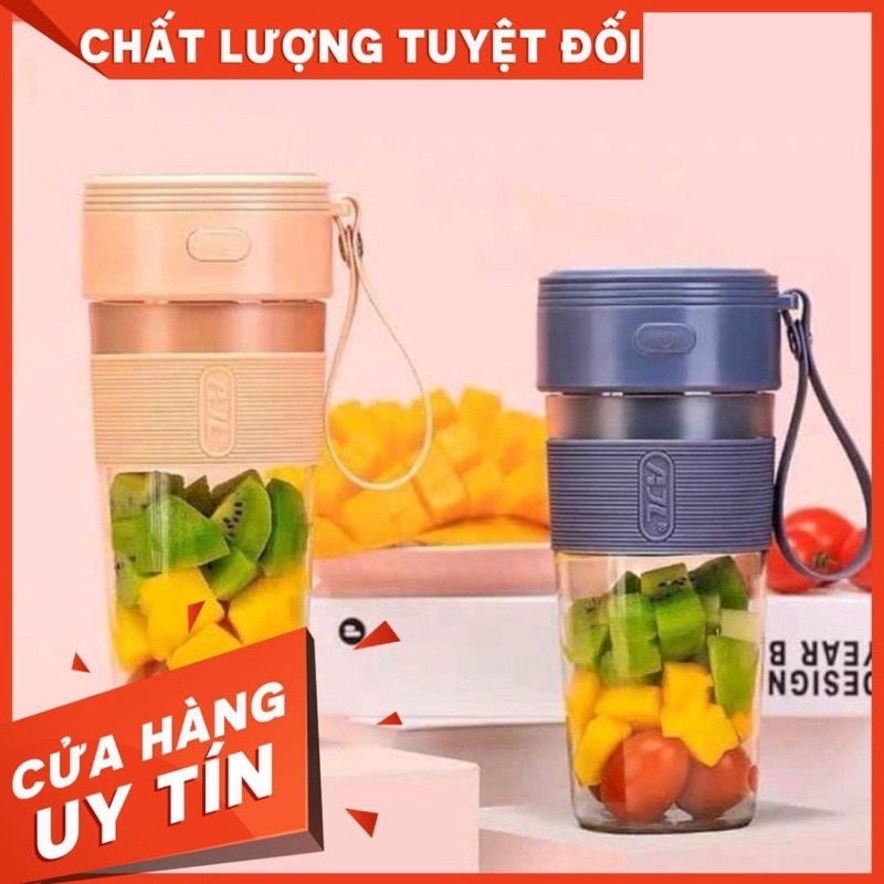 MÁY XAY SINH TỐ CẦM TAY SẠC PIN TIỆN DỤNG