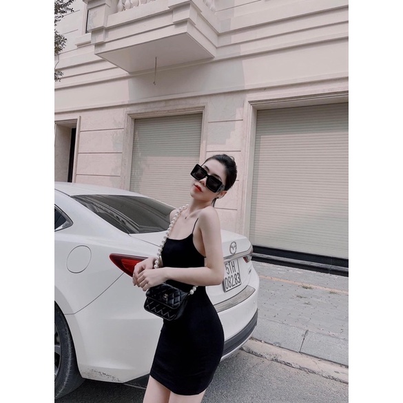 Đầm Body Hở Lưng Sexy Có Sẵn Mút Ngực MD270269