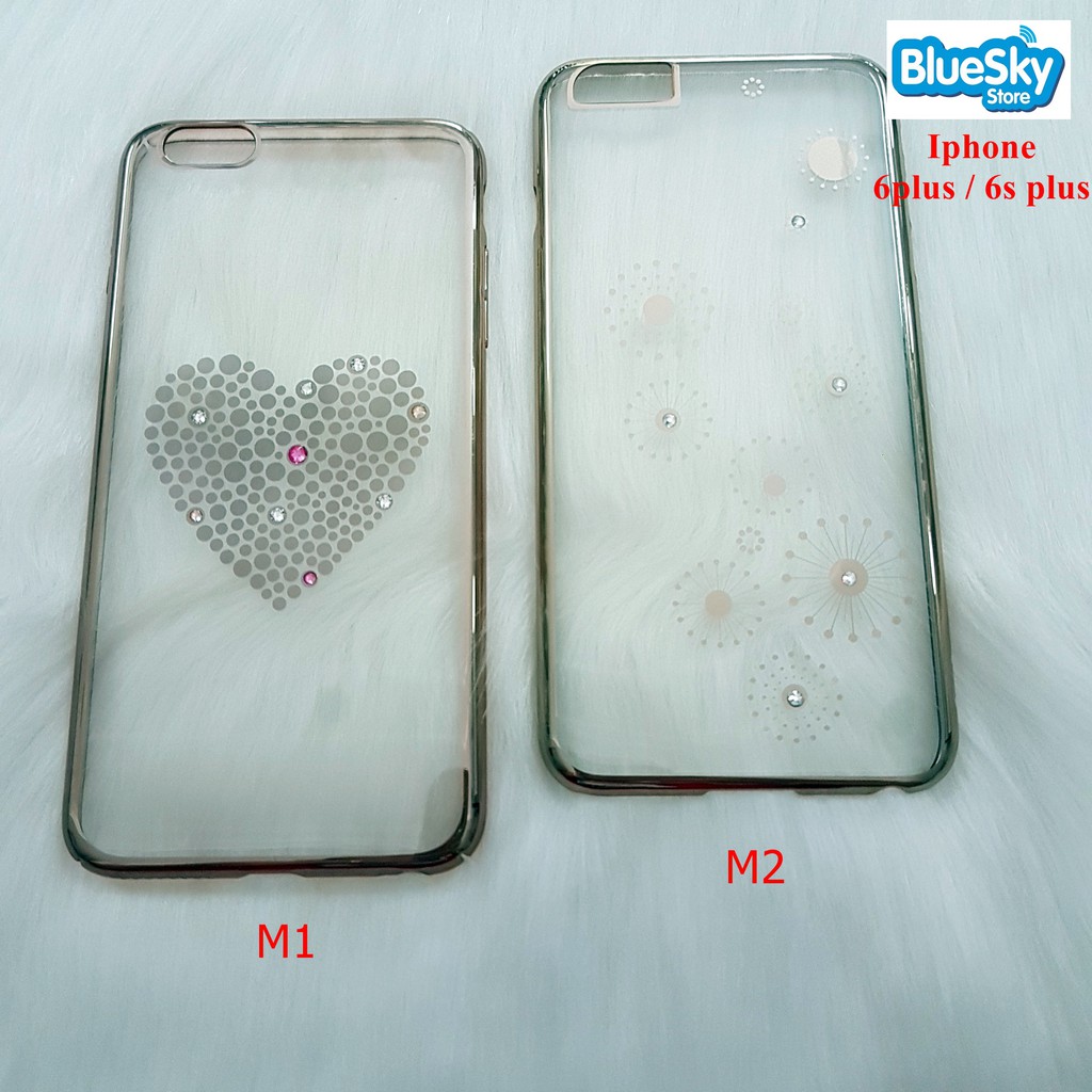 Ốp lưng Iphone 6 Plus / 6s Plus Remax viền xi đính đá