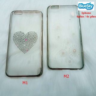 Ốp lưng Iphone 6 Plus / 6s Plus Remax viền xi đính đá