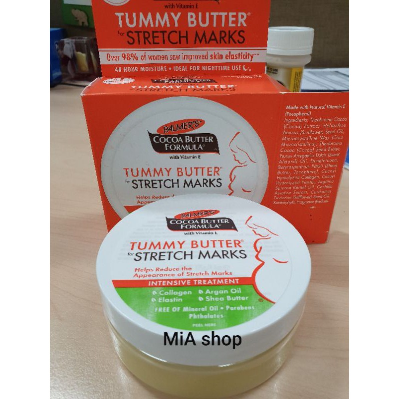 Bơ đậm đặc ngăn ngừa rạn da vùng bụng Palmer's Tummy Butter