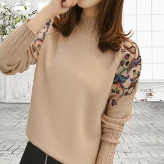 (ORDER)Áo len nữ thêu hoa( CÓ HÌNH THẬT)