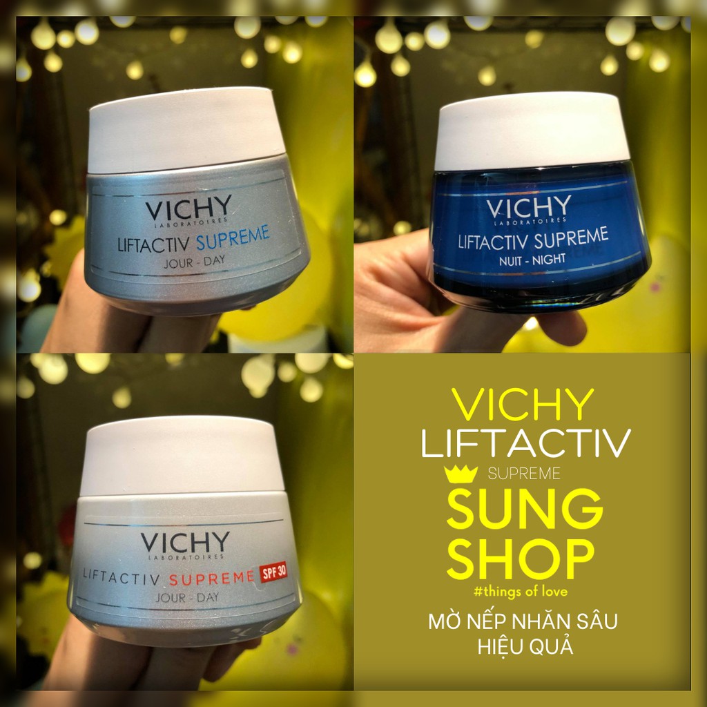 KEM MỜ NẾP NHĂN BAN ĐÊM VICHY LIFTACTIV SUPREME NIGHT CHỐNG LÃO HÓA HIỆU QUẢ