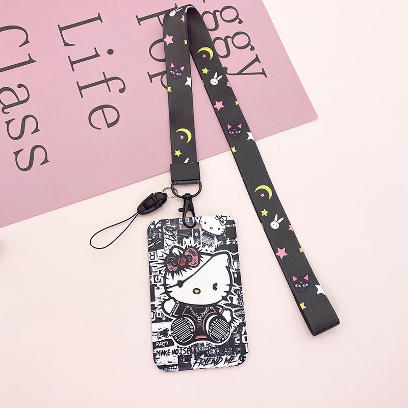 Bao Đựng Thẻ Tên Hoạ Tiết Hoạt Hình Cho Học Sinh