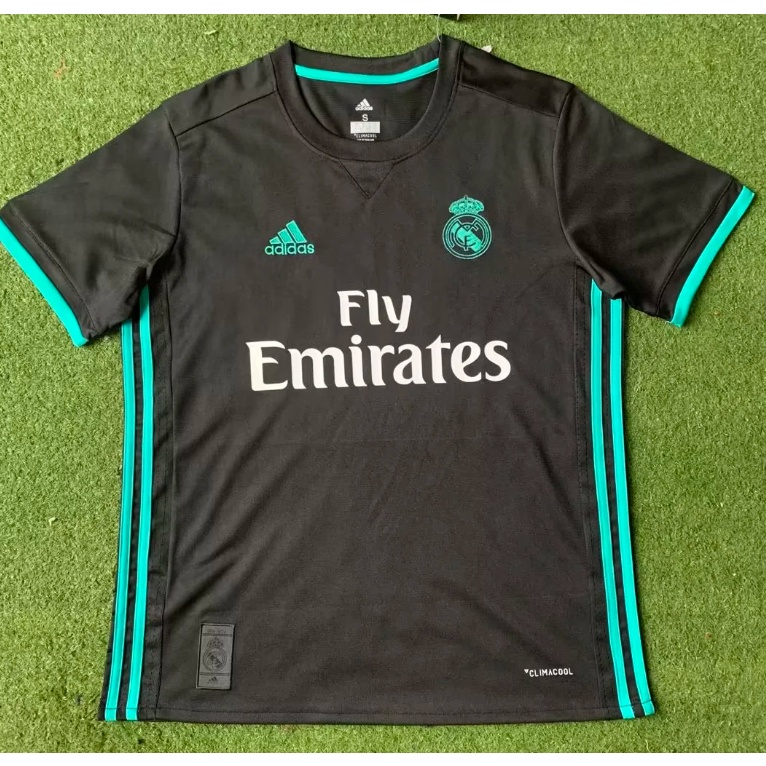 Áo Bóng Đá Ngắn Tay Phong Cách Retro Real Madrid 2017