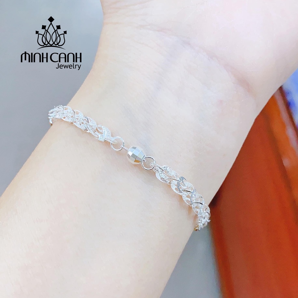 Lắc Tay Bạc Đuôi Phụng Mix Bi Minh Canh Jewelry