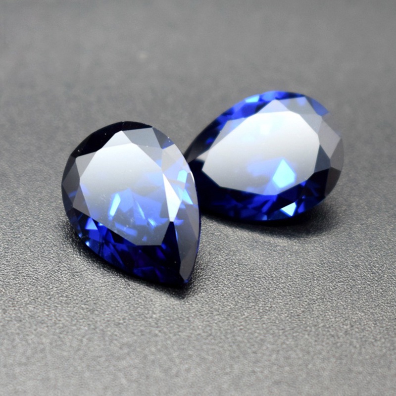 1 Vòng cổ Mặt Đá Sapphire Tự Nhiên DIY
