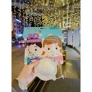 Khẩu trang gấu 3D Unimask