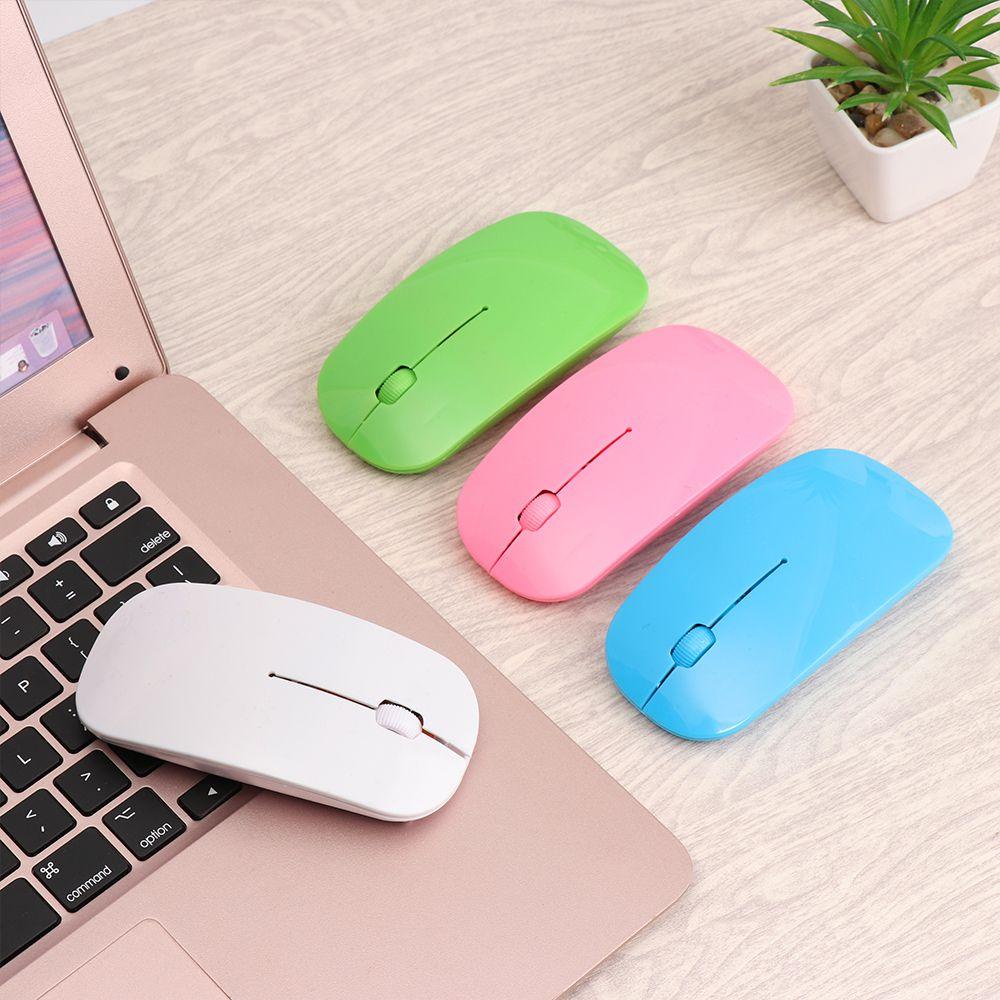 Chuột Không Dây 2.4GHz Siêu Mỏng Kết Nối USB