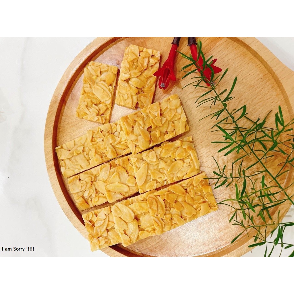 Bánh ngói hạnh nhân - Bánh ngói lát hạnh nhân ăn kiêng giảm cân healthy 250 gram - Vizfoods