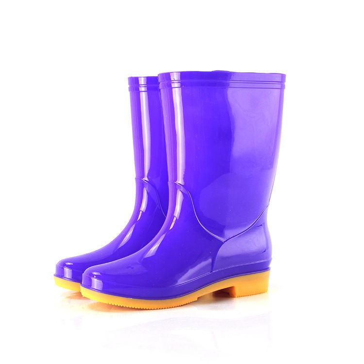 bán trước khuyến mãiGiày đi mưa ống giữa thời trang chống thấm nước cao su overshoes ủng cho nữ người lớn trơn trượt