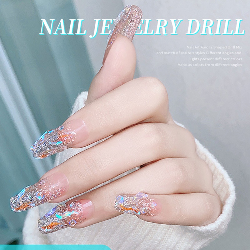 Đá Quý Pha Lê AB Nhiều Màu Dùng Trang Trí Móng Tay Nghệ Thuật DIY