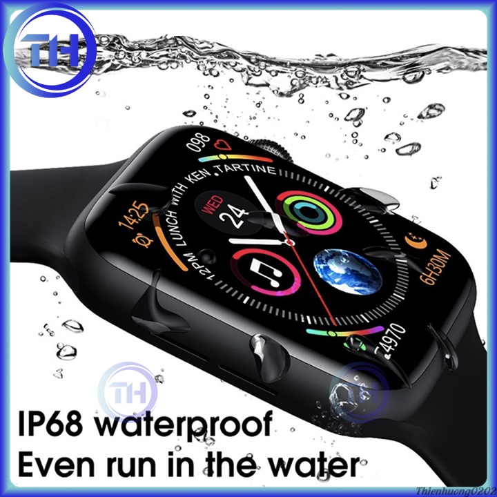 [ Ảnh và Video thật ] Đồng Hồ Thông Minh W26 - Smart Watch 6 Theo Dõi Và Cảnh Báo Sức Khỏe - Màn Hình Tràn Viền