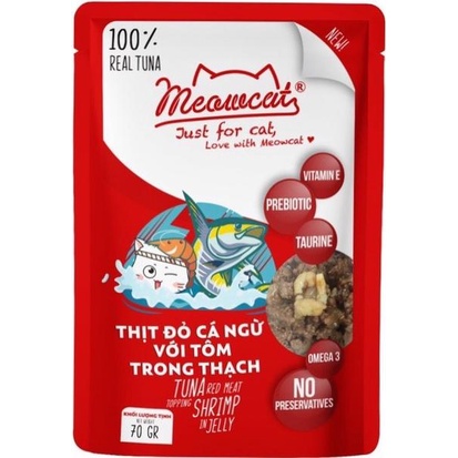 Pate mèo Meowcat 70g - 9 Vị