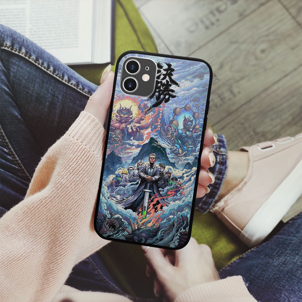 Ốp Lưng hình Đại chiến trên thiên đình Anh hùng diệt quỷ ECOMEX cho iPhone 5 6 7 8 Plus 11 12 Pro Max X Xr MYS20220105