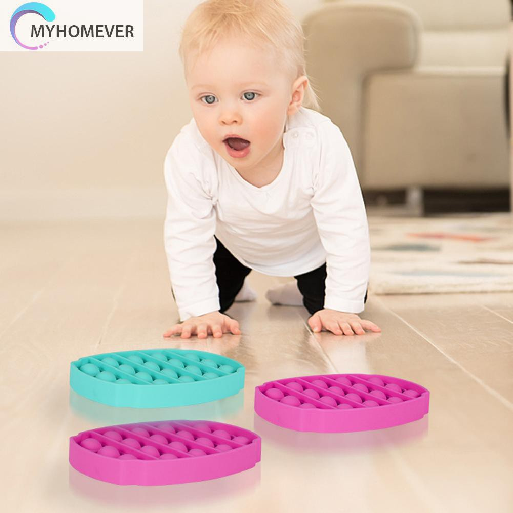 Pop It Fidget Đồ chơi Ellipse Push Bubble Fidget Sensory Đồ chơis Stress Reliever Puzzle for Autism