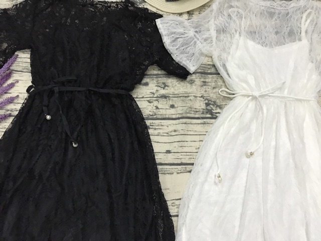 Váy ren tiểu thư có lớp lót [Ảnh thật] | BigBuy360 - bigbuy360.vn