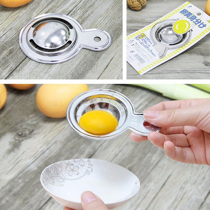 Dụng cụ tách lòng đỏ trứng cao cấp inox Hàng Nhập Khẩu Từ Nhật