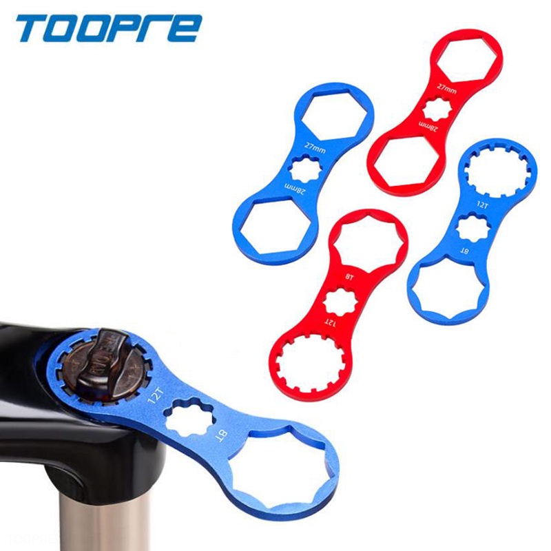 Dụng cụ tháo lắp phuộc trước xe đạp bằng nhôm siêu bền, Cờ lê vặn nắp phuộc trước xe đạp leo núi