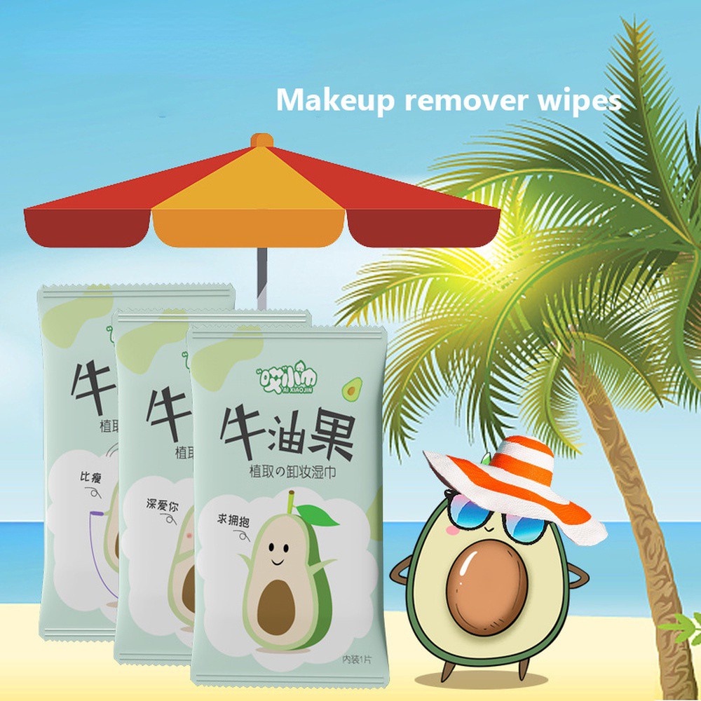 Khăn Giấy Ướt Tẩy Trang Tinh Chất Quả Bơ Dùng Một Lần JP5