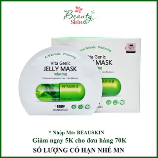Mặt nạ Viên Thuốc Vita Genic Relaxing (Vitamin B) Banobagi xanh non - Beaty Skin