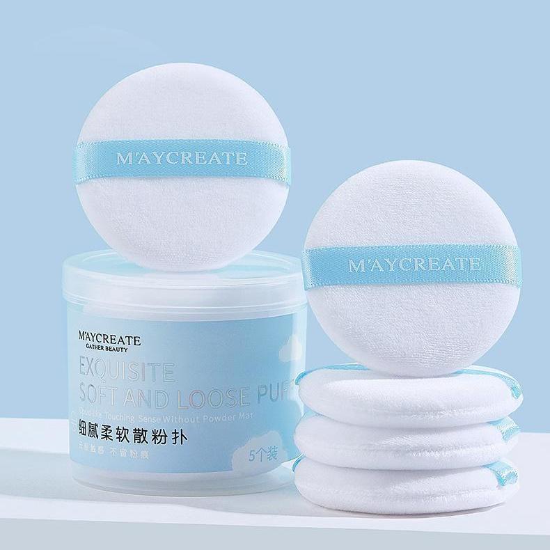 Mút trang điểm MayCreate Bông đánh phấn Cushion Mút tán kem nền Surica MC11 (5c)